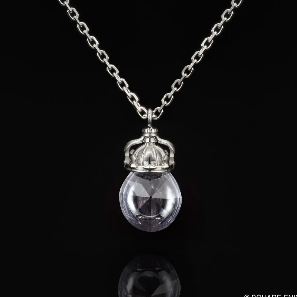 Final Fantasy IX Silver Necklace Garnet