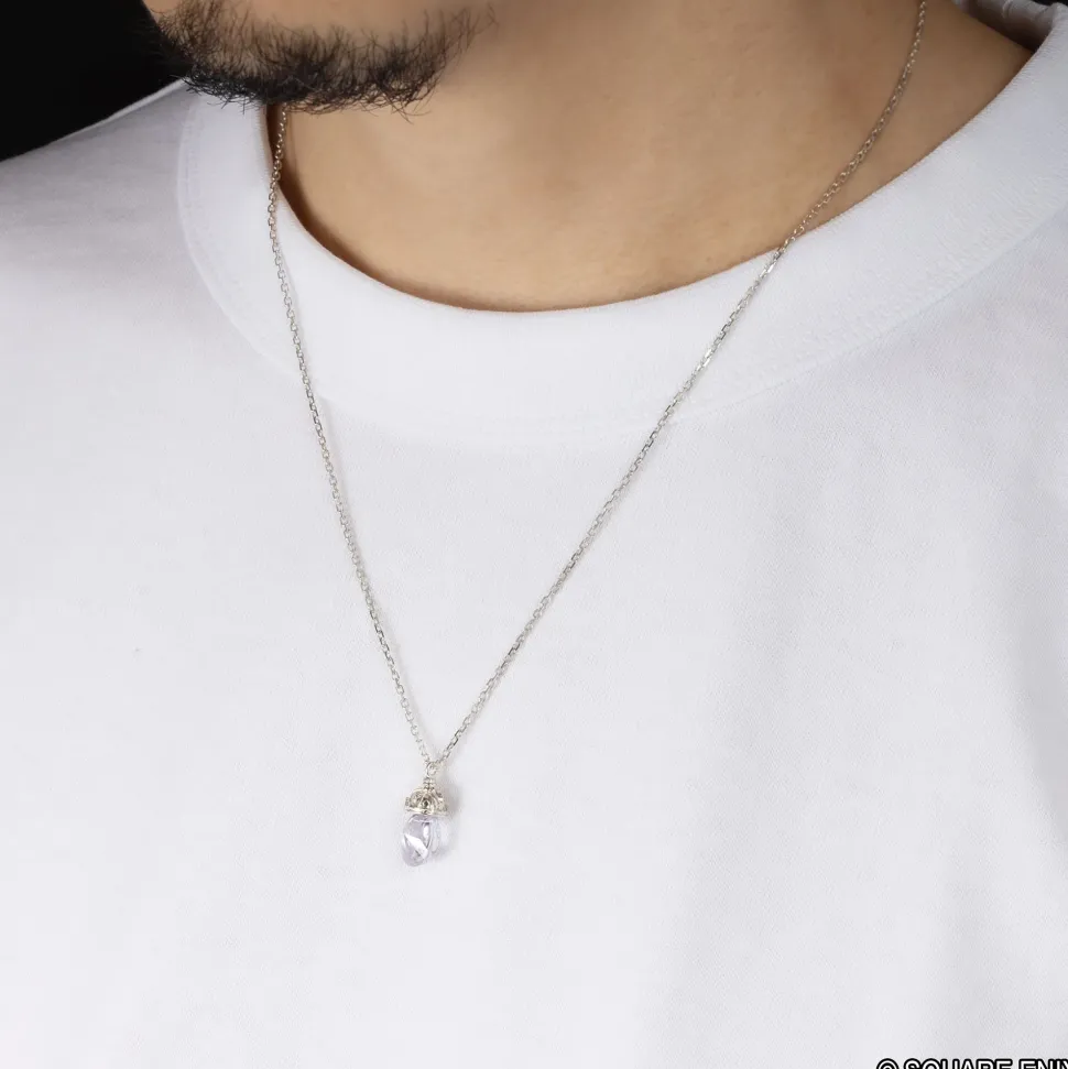 Final Fantasy IX Silver Necklace Garnet