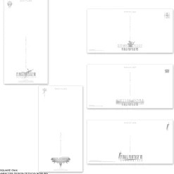 Final Fantasy VII Series Metallic Large Postcard Set (Re-run)