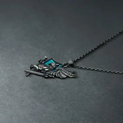 Final Fantasy XVI Wings of Promise Silver Pendant