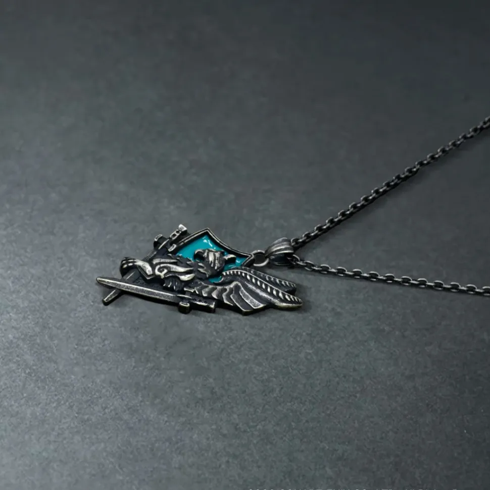 Final Fantasy XVI Wings of Promise Silver Pendant