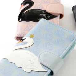 FLAPPER Swan Appliqué Smartphone Flip Case