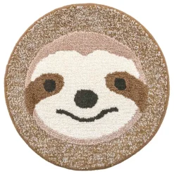 Fluffy Animals Round Mat Collection
