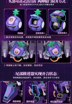 Fruity Robo Turbo Grape Plastic Model Kit