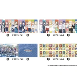 Gakuen Idolm@ster Stage Clear File Set of 4