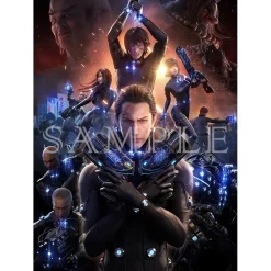 Gantz:O Chara Finegraph w/ Frame