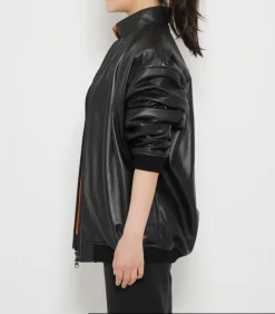 Ghost in the Shell Motoko Black Lamb Leather Blouson