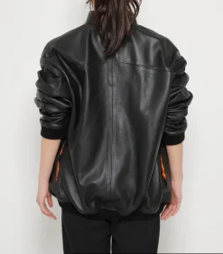 Ghost in the Shell Motoko Black Lamb Leather Blouson