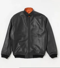 Ghost in the Shell Motoko Black Lamb Leather Blouson
