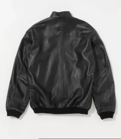 Ghost in the Shell Motoko Black Lamb Leather Blouson
