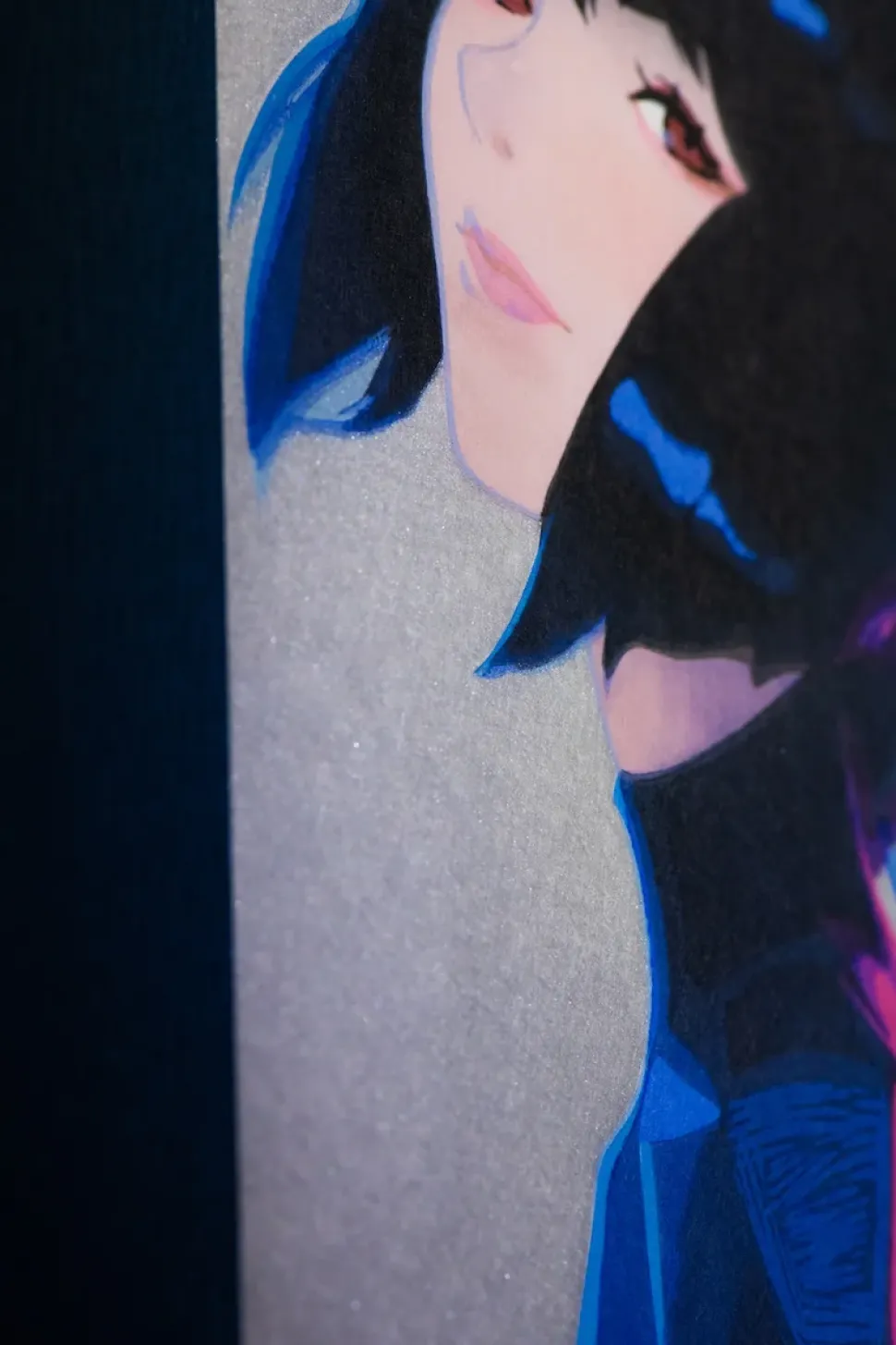 Ghost in the Shell: SAC_2045 Motoko Ukiyo-e Woodcut Print