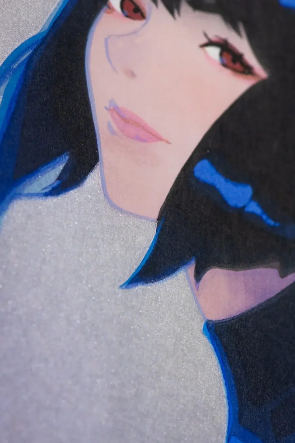 Ghost in the Shell: SAC_2045 Motoko Ukiyo-e Woodcut Print