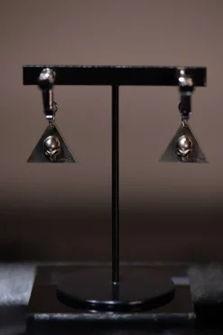 Ghost in the Shell: SAC_2045 x haraKIRI Collaboration Accessory Public Security Section 9 Clip-On Earrings