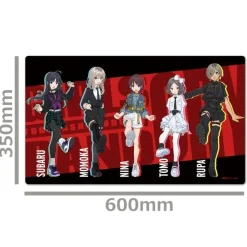 Girls Band Cry Character Rubber Mat Togenashi Togeari Vol. 1