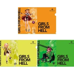 Girls from Hell A4 Clear File Set C