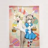 Girls und Panzer Das Finale B2 Tapestry Darjeeling & Alice Shimada: Bunny Ver.
