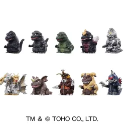 Godzilla Soft Vinyl Puppet Mascot 3 Box Set