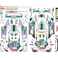 Good Smile Hatsune Miku AMG: 2019 SUPER GT Ver. 1/24 Scale Decals