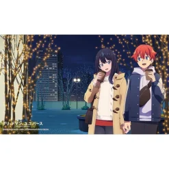 Gridman Universe Rubber Mat Yuta Hibiki & Rikka Takarada: Winter Date Ver.