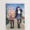 Gridman Universe W Suede B2 Tapestry Rikka Takarada & Akane Shinjo: Winter Date Ver.