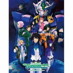Gundam 00 Key Art Fabric Poster
