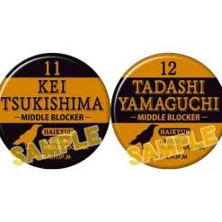 Haikyu!! Tin Badge Set