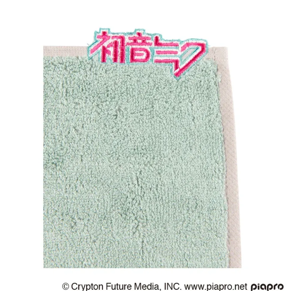 Hatsune Miku Embroidered Towel Embroidered Logo