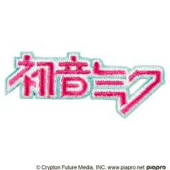 Hatsune Miku Embroidered Sticker Logo