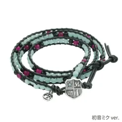 Hatsune Miku Leather Wrap Bracelet