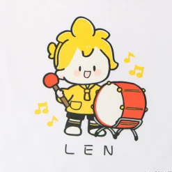 Hatsune Miku Piapro Kids! Kagamine Len Kids' White T-Shirt