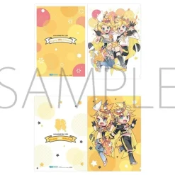 Hatsune Miku Series Kagamine Rin & Len Happy 14th Birthday Clear Folder Set