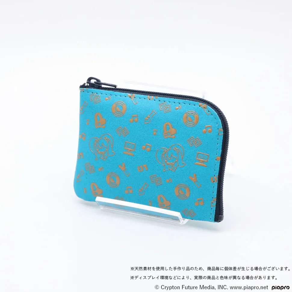 Hatsune Miku x Koshu Inden L-Open Zipped Coin Purse Future