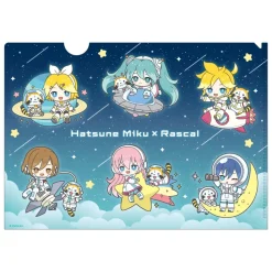 Hatsune Miku x Rascal the Raccoon 2024 A4 Clear File