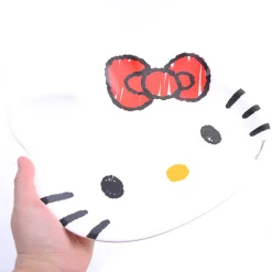 Hello Kitty Face Large Melamine Plate
