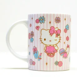 Hello Kitty Holiday Collection Girly Flower Ceramic Mug