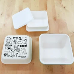 Hello Marche Botanical Series Square Lunch Box