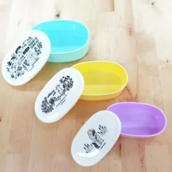 Hello Marche Botanical Series Elliptical Lunch Box 3-Piece Set