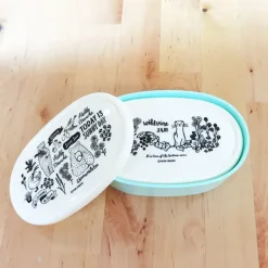 Hello Marche Botanical Series Elliptical Lunch Box 3-Piece Set