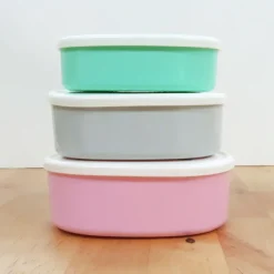 Hello Marche Botanical Series Elliptical Lunch Box 3-Piece Set