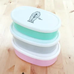 Hello Marche Botanical Series Elliptical Lunch Box 3-Piece Set