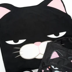 Hige Manjyu Kuromame the Grumpy Black Cat Set