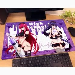 High School DxD Hero Rubber Mat Rias Gremory & Akeno Himejima: Black Nurse Ver.
