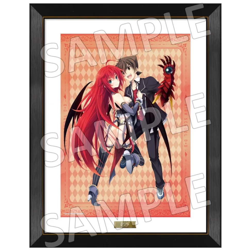 High School DxD Original Reproduction Art Print Issei & Rias