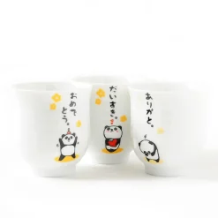 Hitokoto Animal Tea Cups (Panda)