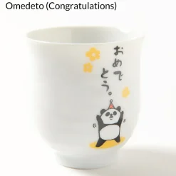 Hitokoto Animal Tea Cups (Panda)