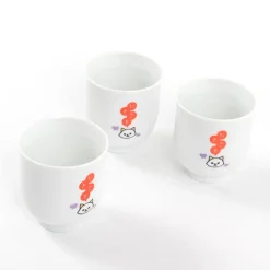 Hitokoto Animal Tea Cups (Cat)