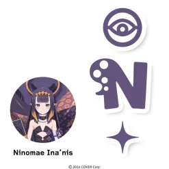 hololive English Temporary Tattoo Sheet