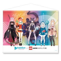 hololive English x Anime EXPO Lite 2021 B2-Size Tapestry
