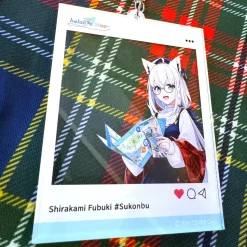 hololive Meet 2024 Social Media Style Acrylic Keychain - Shirakami Fubuki