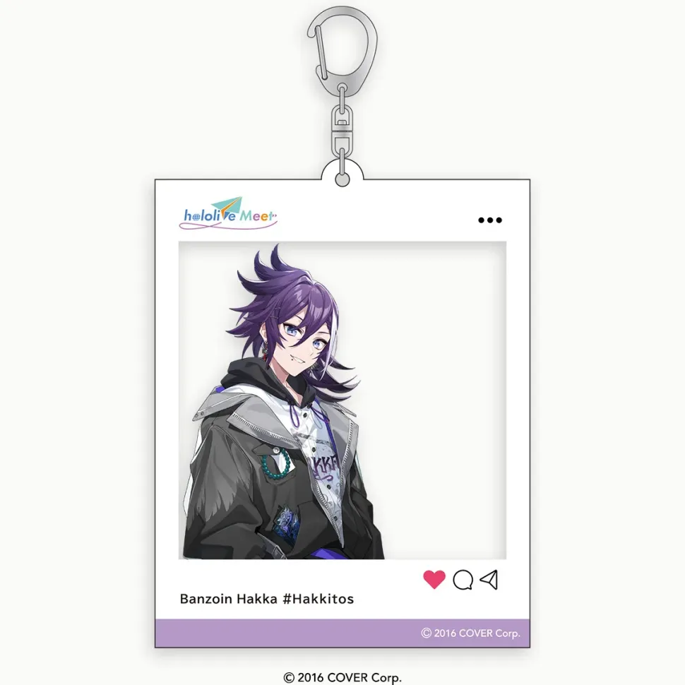 hololive Meet 2024 Social Media Style Acrylic Keychain - Banzoin Hakka